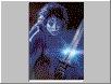 Sting glows blue